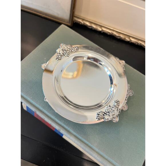 Silver Plate Coaster Set of 4‎ - Picture 1 of 6